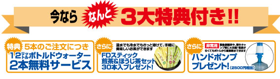 3大特典